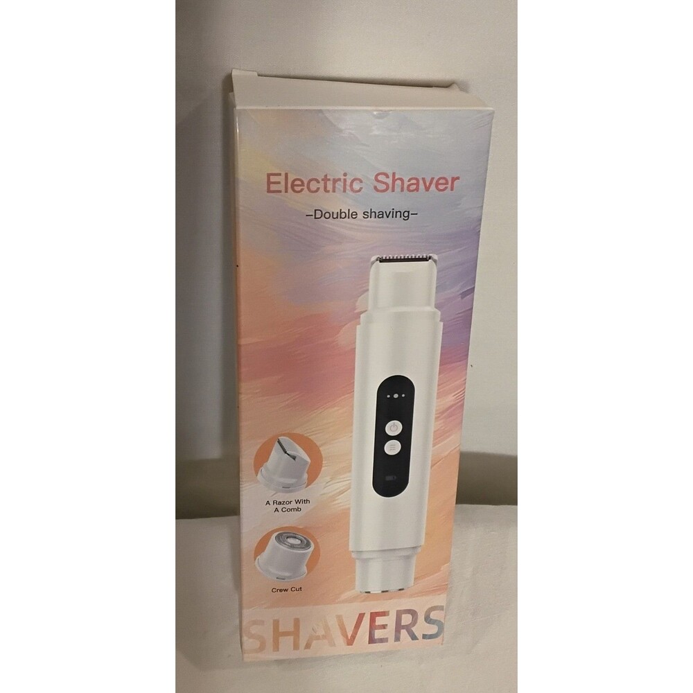 Electric Shaver Women's Puno Lazy Dual Head Lady Waterproof Bikini New